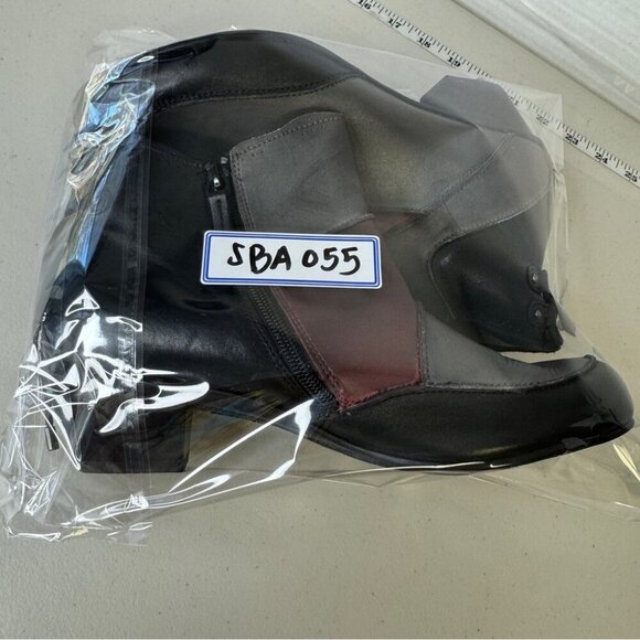 Aetrex Lagenlook Colorblock Leather Arch Support Comfort Ankle Boots Size 9M - Picture 13 of 13